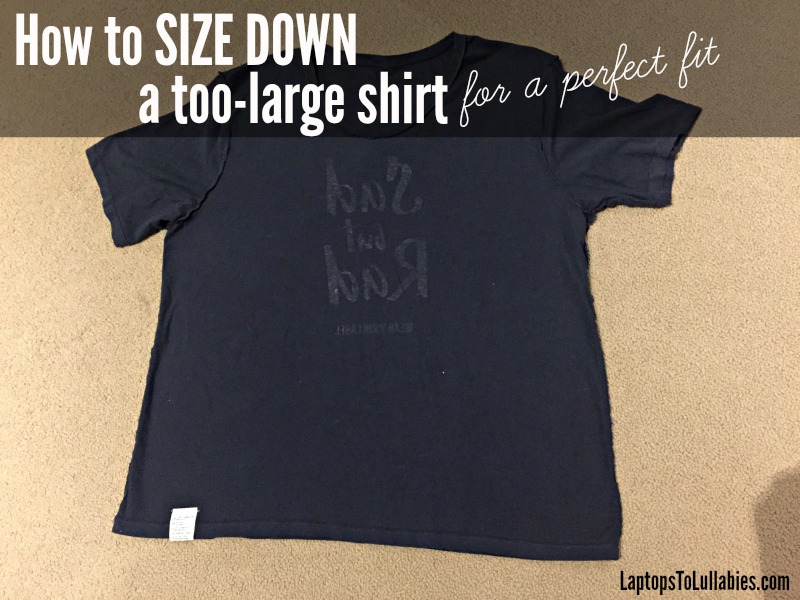 How to make a too-big shirt fit perfectly – Heather's Handmade Life