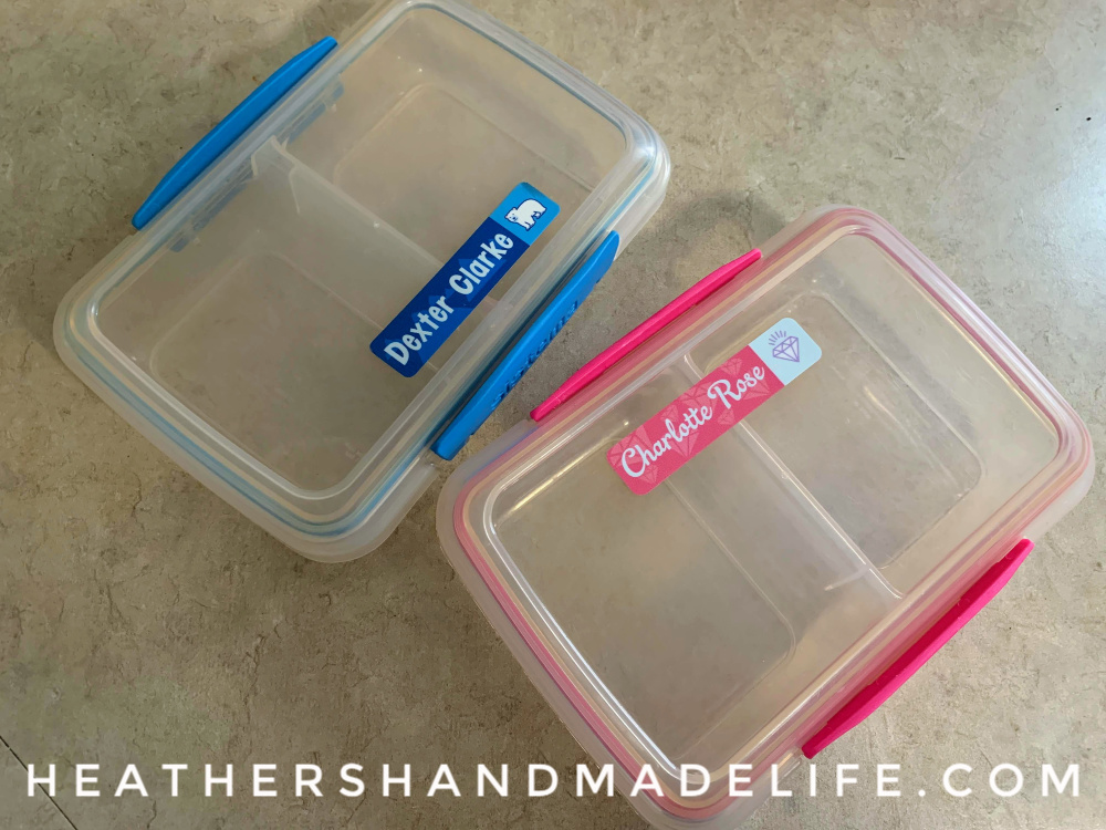 School lunch container tips & tricks {Heather's Handmade Life}