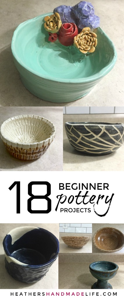 Experiments in beginner pottery {Heather's Handmade Life}